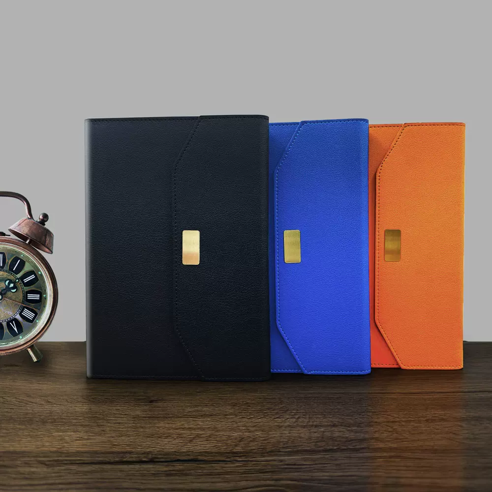 A5三折磁吸活页笔记本定制可拆卸高档商务记事本办公会议记录本