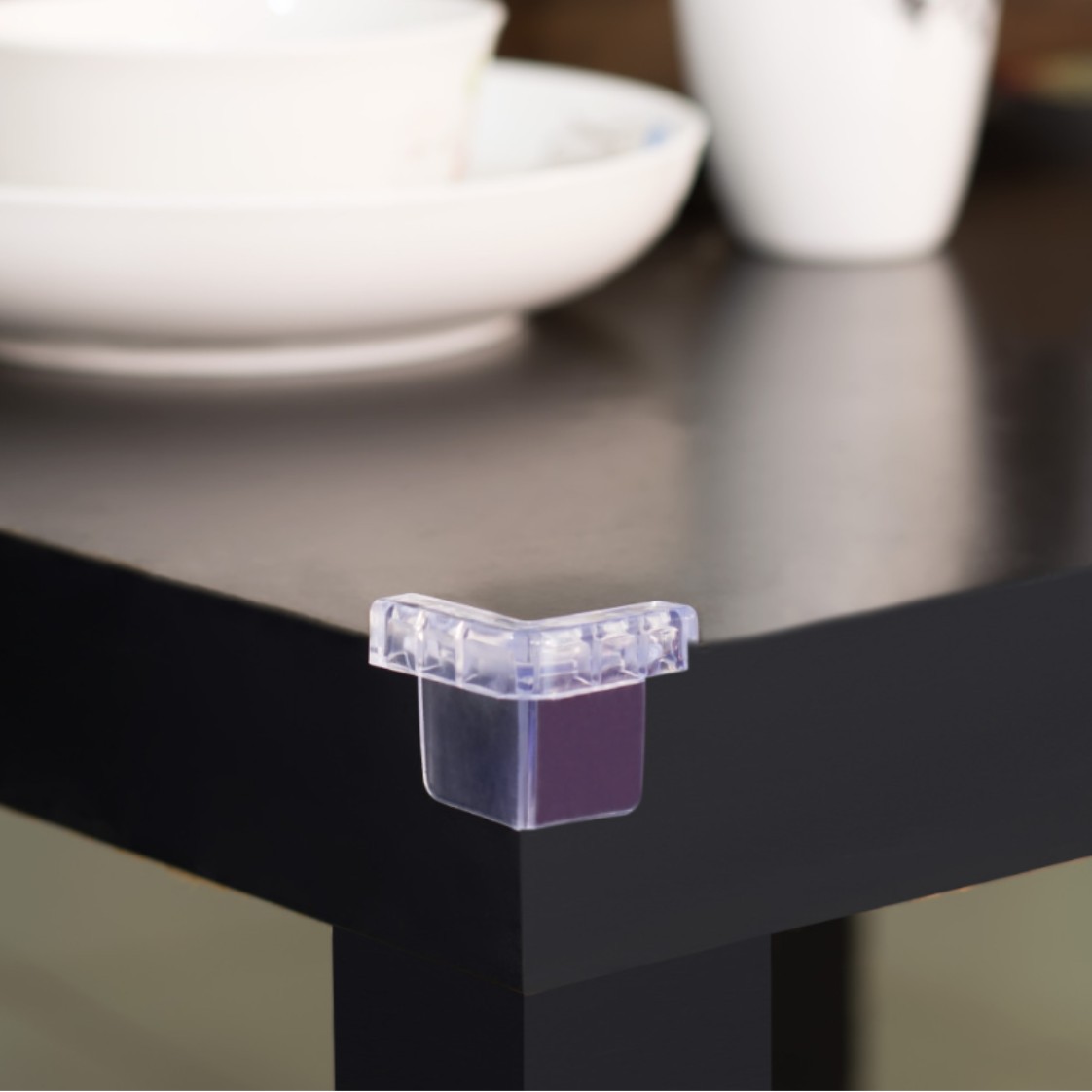 Aquarin Kidsren's Anti-Collision Corner Safety and Environmental Protection Anti-Bump Transparent Protective Pad Table Corner Protector 4 Table Corners