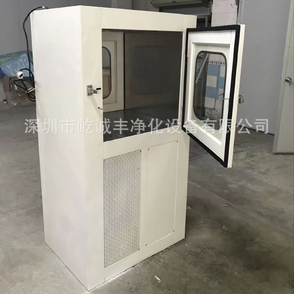 工厂风淋传递窗 净化传递窗厂家传递物品互锁气闸功能