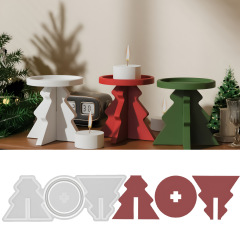 自慢 DIY 接着剤モールドスプライシングクリスマスツリー燭台装飾品シリコンモールドクロスボーダー限定