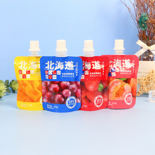 Hong Kong Super Friendly Flavored Jelly, Hakodate Yogurt Sucking Jelly 480g, Popular Summer Children Jelly Snacks Wholesale