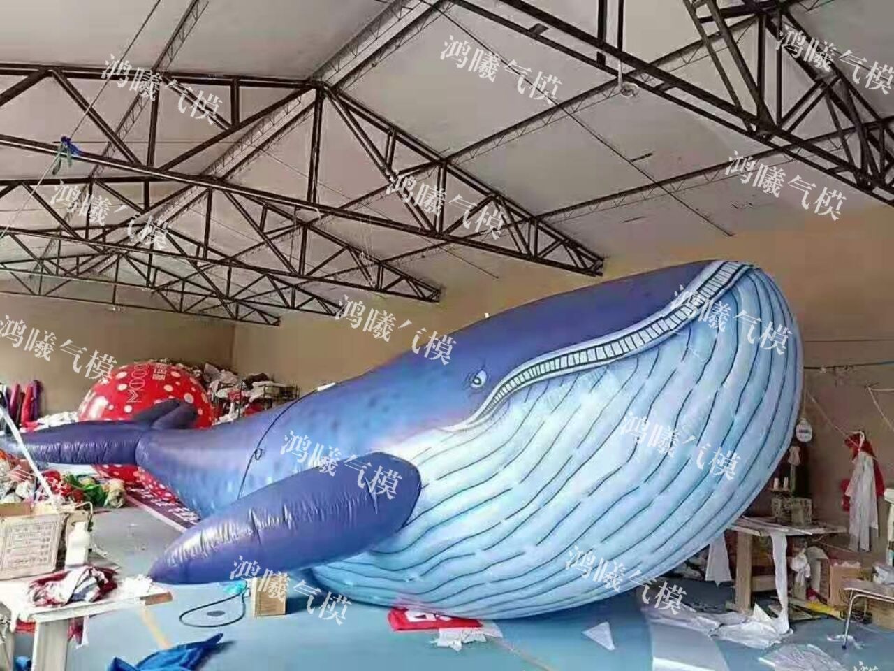 充气海豚气模 PVC闭气酒吧悬挂鲸鱼鲨鱼模型商场美陈装饰升空气模-阿里巴巴