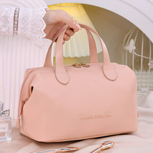 大容量新款法式便携高颜值手提包轻奢旅行时尚化妆品收纳袋收纳包