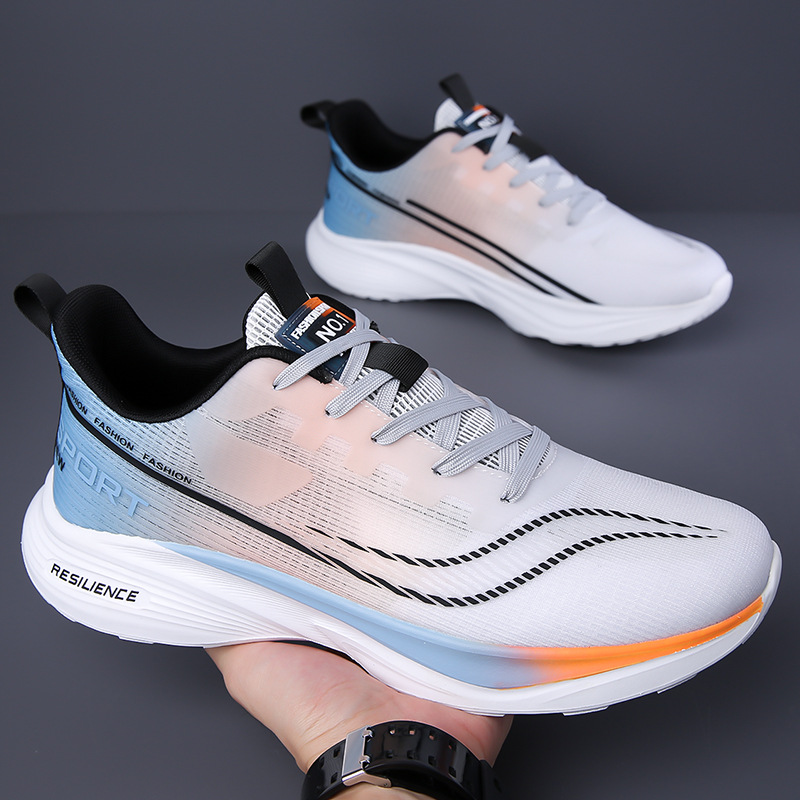 sneaker men's 2025 new mesh running shoes breathable lightweight trend shock absorption leisure sneaker a generation of hair