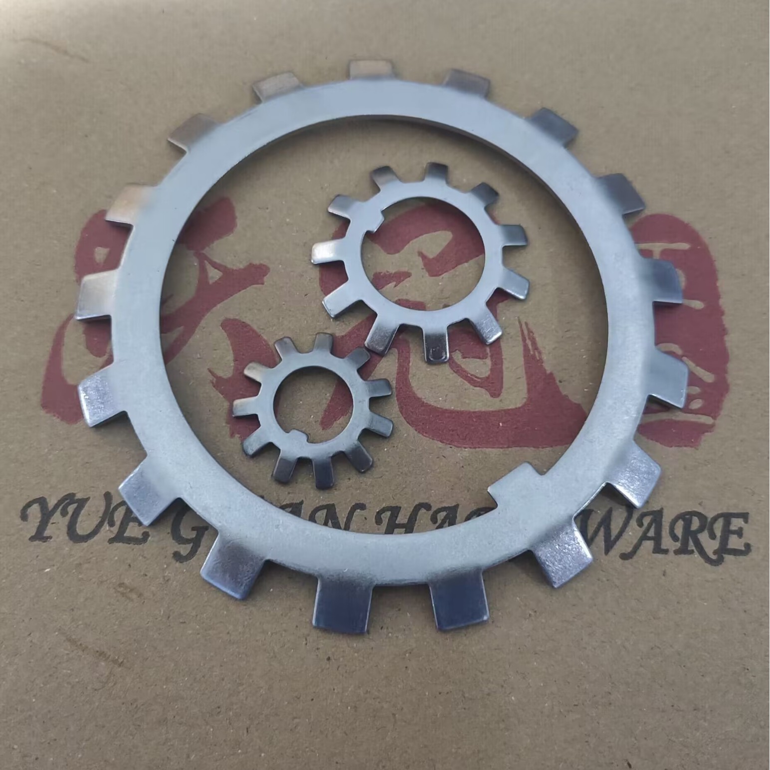 304不锈钢DIN5406垫圈M70 75 80 85 90 95 100圆螺母止退垫片花齿