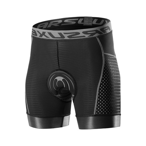 Cycling pants outdoor cycling sports breathable quick-drying mesh stitching high elastic sponge pad cycling underwear for men U06