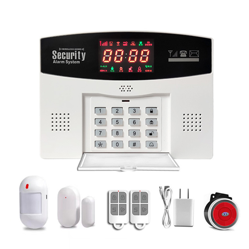 4G+WIFI防盗报警主机家用防盗报警系统涂鸦手机APP控制安防报警器