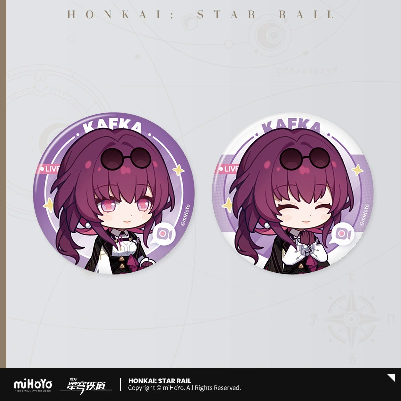 Коллекционный значок (Honkai: Star Rail) — персонаж, цветной картон на подложке, одиночный