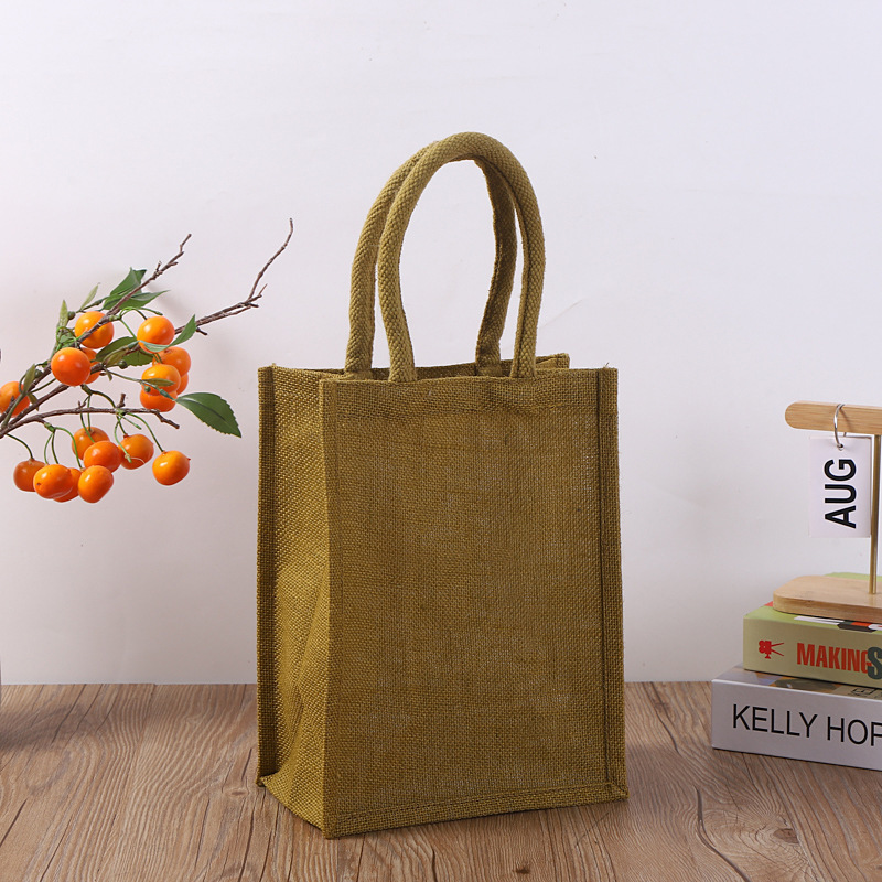 無印麻布手提げ袋卸売り良品お土産ショッピング亜綿麻黄麻袋diy手描き麻布バッグ|undefined
