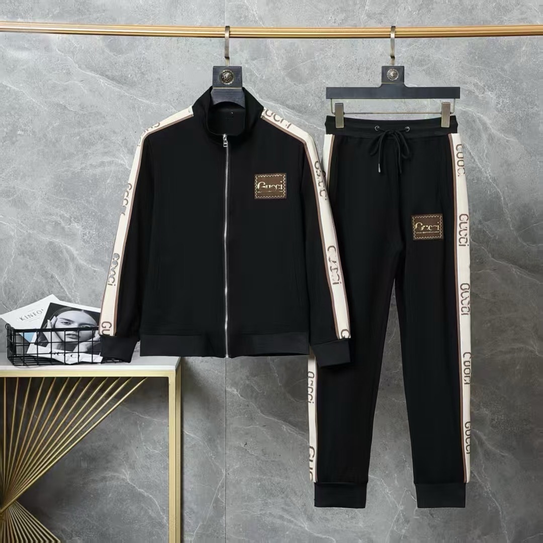 25 años de otoño y invierno de alta calidad nuevo estilo P casa marca de moda cardigan casual suéter deportivo conjunto de parejas