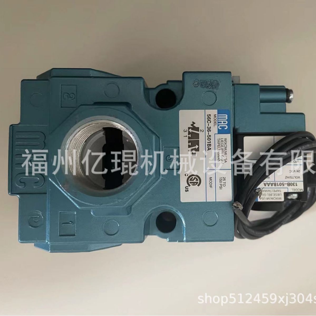 供应美国原厂MAC电磁阀56C-58-RA二位三通气控阀