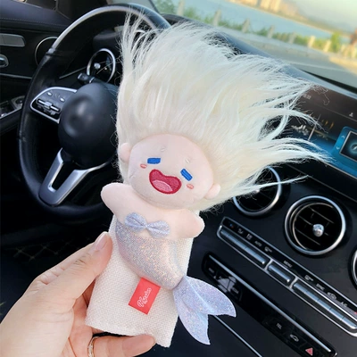 shoulder pad cotton doll doll – Sürətlər qutusu və əl tormozu başlıqları - genuine-white-haired-mermaid-white-linen-shoulder-pad-single