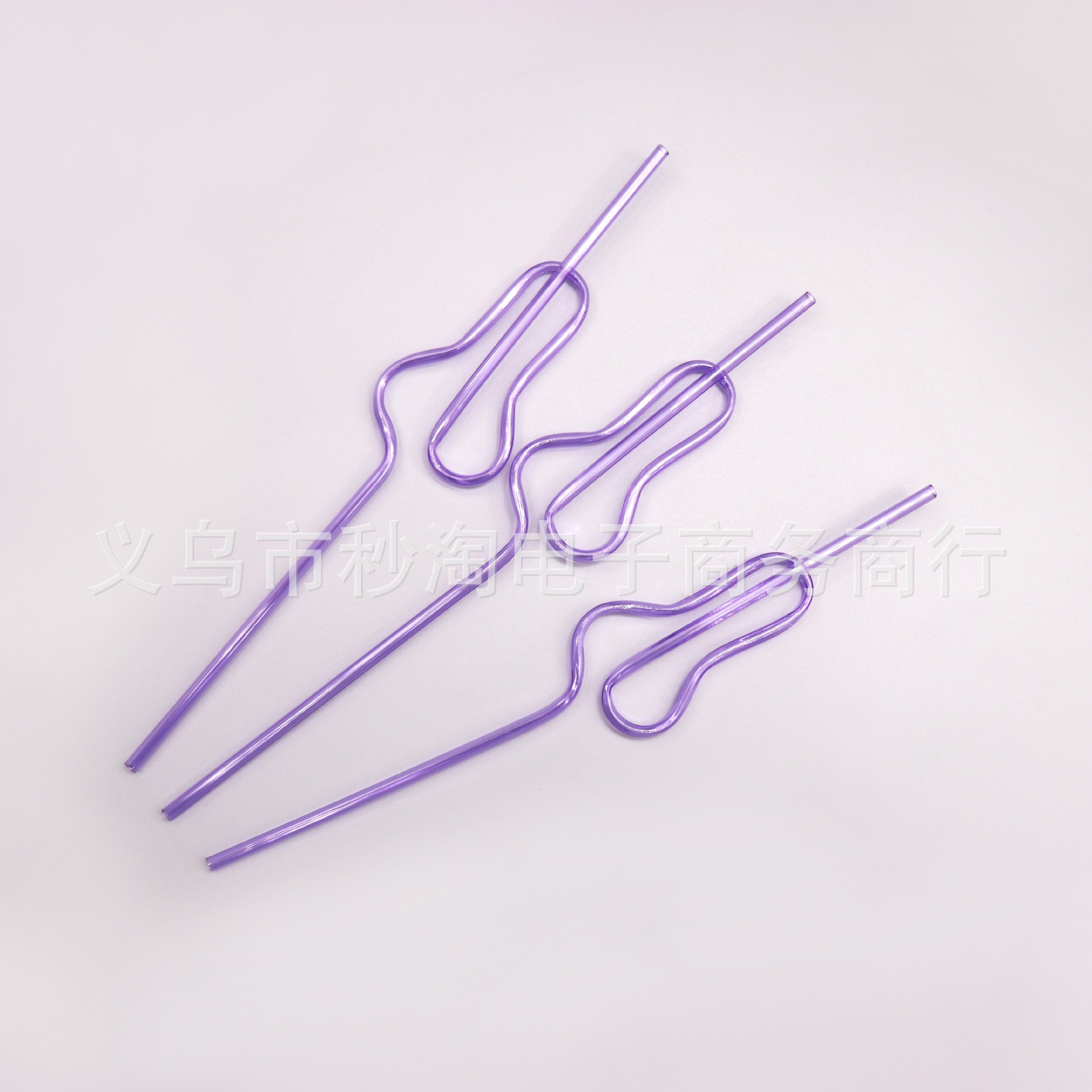 Paja de forma creativa directa de fábrica PETG forma curva paja fiesta niños divertido arte paja en stock image 18