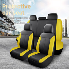汽车坐垫SeatCover亚马逊热销座椅垫定制包装座套皮革座垫厂家