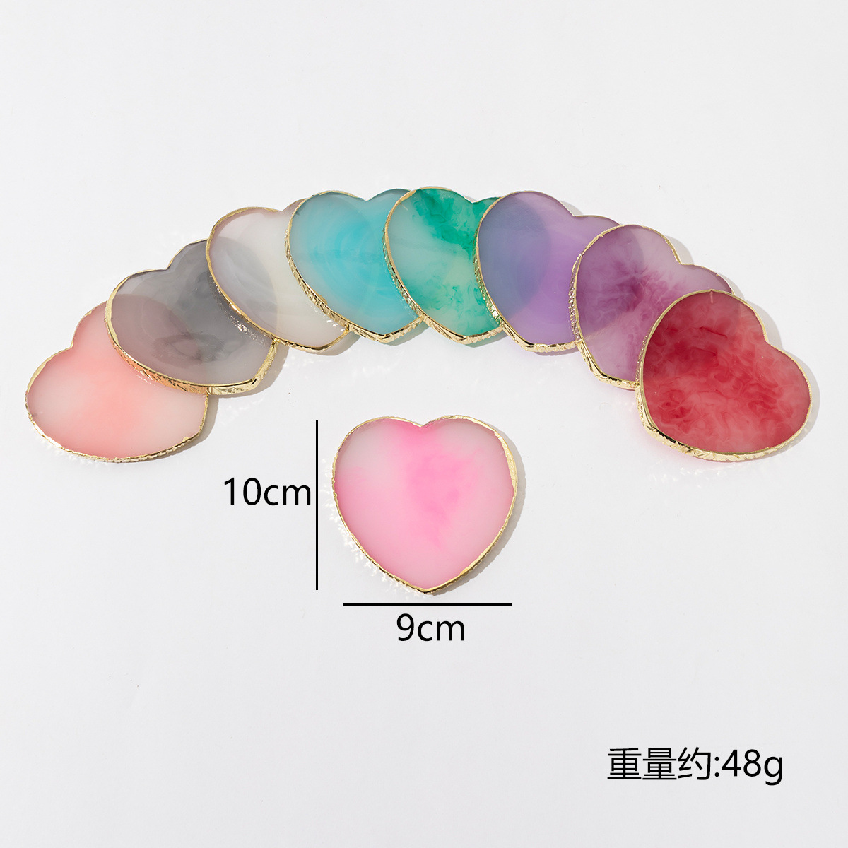 Herramientas de uñas transfronterizas paleta de uñas paleta de resina herramientas de tablero de exhibición de uñas de cristal paleta de uñas