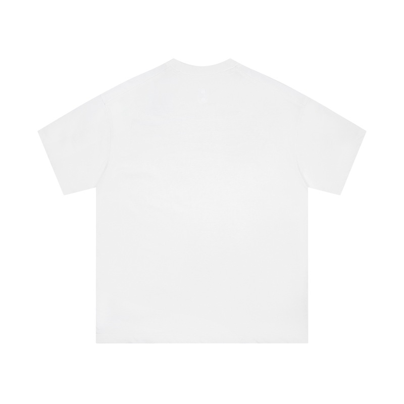 2025年夏イギリスの小衆潮牌about: ブランクプリント文字丸襟ゆるいカップル半袖tシャツ|undefined
