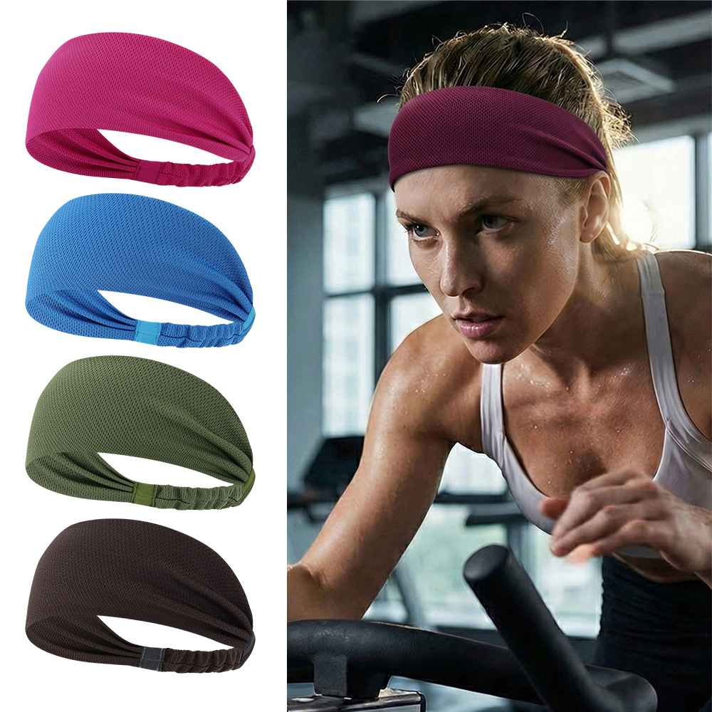 Shuntaixin Sports Sweat-Absorbing Headband Wholesale Outdoor Running Fitness Anti-Sweat Headband High Elasticity Breathable Quick-Dry Headscarf for Women
