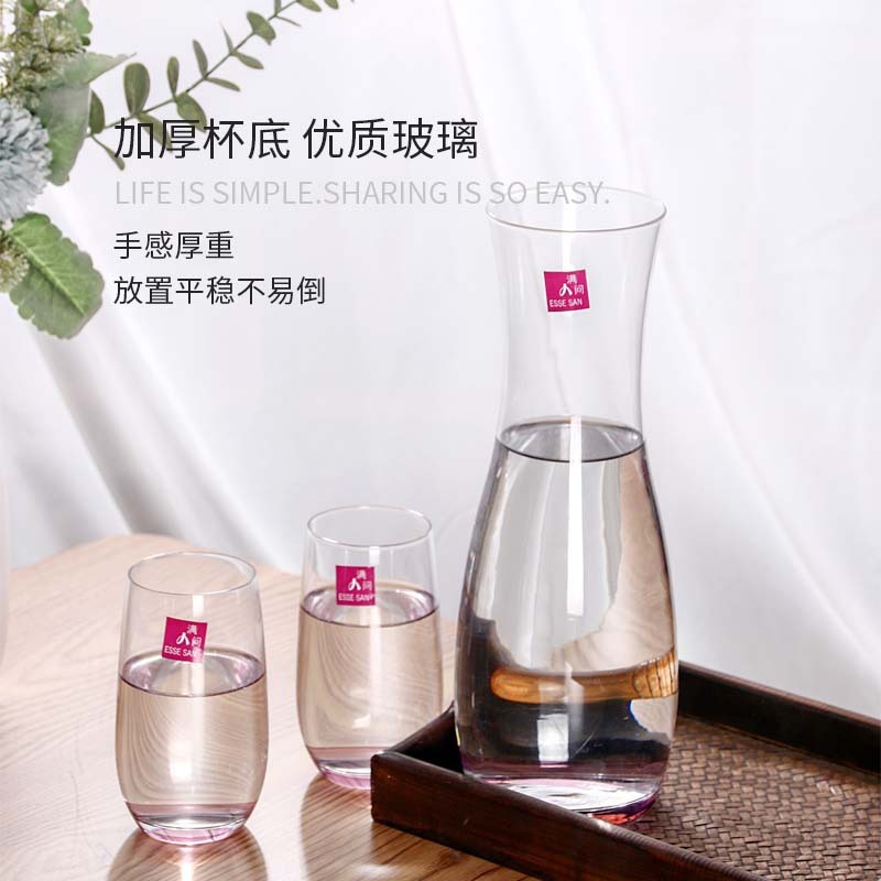 現代の軽豪華な高颜値浄水器セット家庭用レストラン接客ジュースカップ冷水カップ冷水ポット|undefined