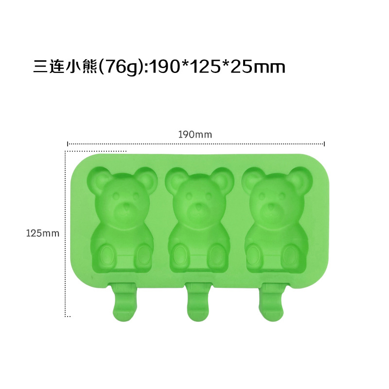 Molde de helado casero helado pudín elíptico helado viejo helado molde de helado con palo y cubierta en stock