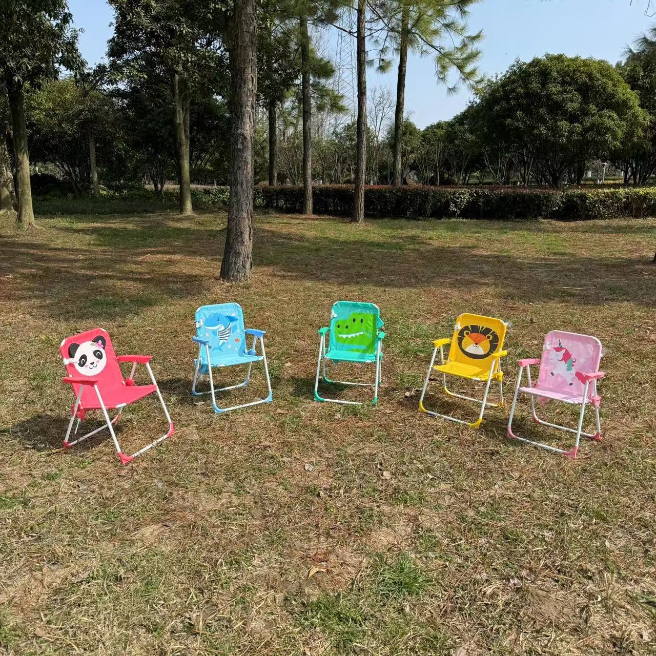 Silla de playa para niños silla plegable para niños portátil camping al aire libre picnic pescar frente al mar paraguas protector solar frente al mar