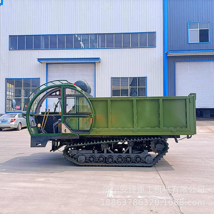 加装空调履带运输车 8吨橡胶履带运输车 断气刹山地履带车厂家
