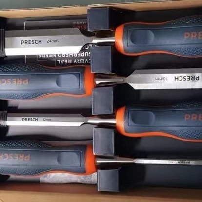 木工凿黑黄双色柄木工凿子木工工具木凿平凿等系列现货雕刻凿刀