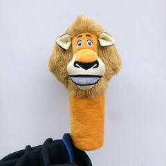 Cross-border hot selling lion golf club cover cartoon animal header cover No. 1 pole protective cover manufacturer wholesale