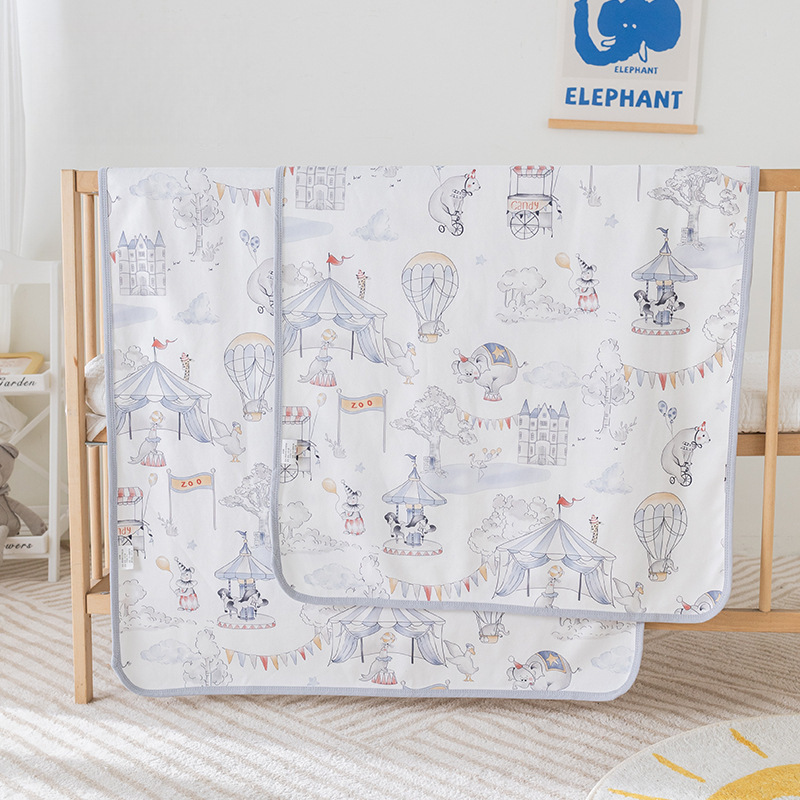 Large Size Physiological Aunt Mat Newborn Baby Print Mattress Combed Cotton Baby Diaper Mat Waterproof Washable