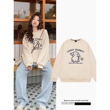 oversize��������Ů2025�ﶬ�¿���ɫ����Բ�쳤��Ů������ó
