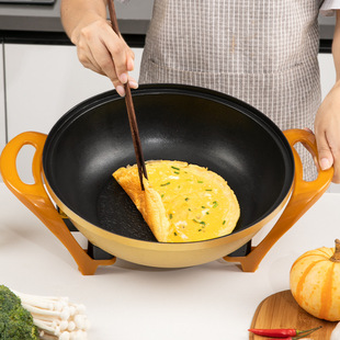 Household Multifunctional All-In-One Electric Hot Pot, Electric Hot Pot, Electric Wok, Electric Cooking Pot, Cooking Electric Pot, Non-Stick Pot, Steaming Pot