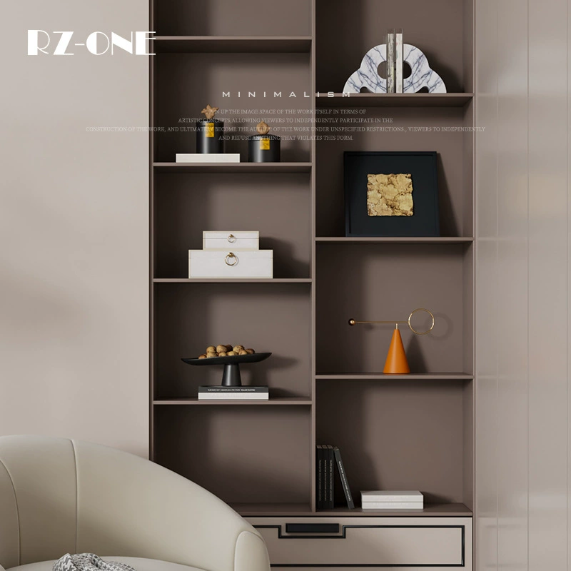 Тумба-витрина Craftsman Thirteen в современном китайском стиле для гостиной, винный шкаф, ниша для чайной комнаты, книжный шкаф в стиле Дзен, открытая полка для декора