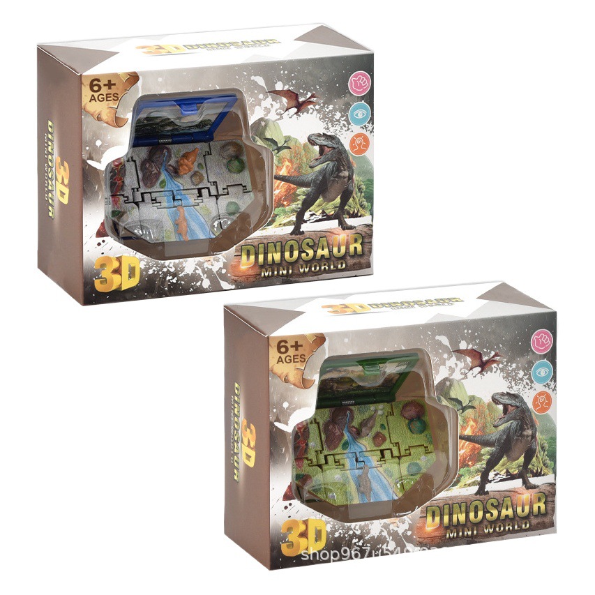 Libro tridimensional 3D Dinosaurio plegable explosivo libro castillo astronauta llavero descompresión de rompecabezas pequeño colgante de juguete creativo