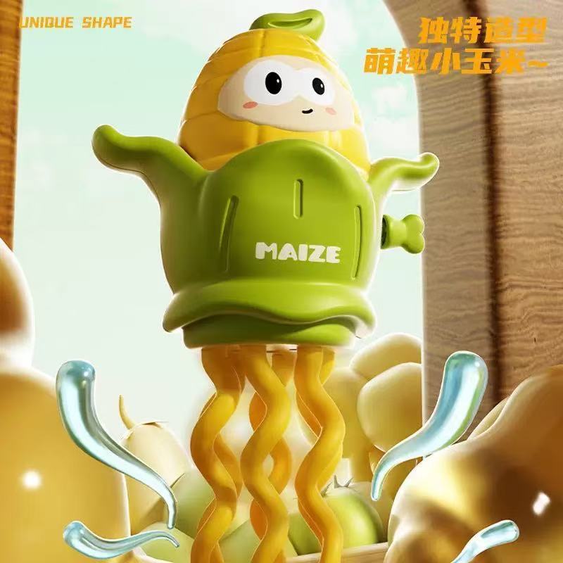 爆款魔性跳舞玉米发条上链玩具扭扭小玉米滑行儿童创意解压小玩具|undefined