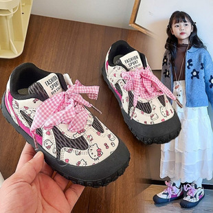 Ůͯ�\��Ь2026HelloKitty�Mӡ��ͨ�ɐ۷۸�Ь������ܛ�׳��ϵ�Ь