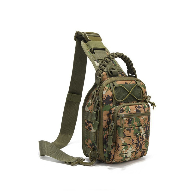Bolso bandolera táctico de camuflaje para hombre, estilo militar, para deportes, ciclismo, portátil, para exteriores