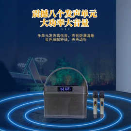 文曲星X5户外K歌音箱无线话筒广场舞音响乐器演奏蓝牙手提大音量