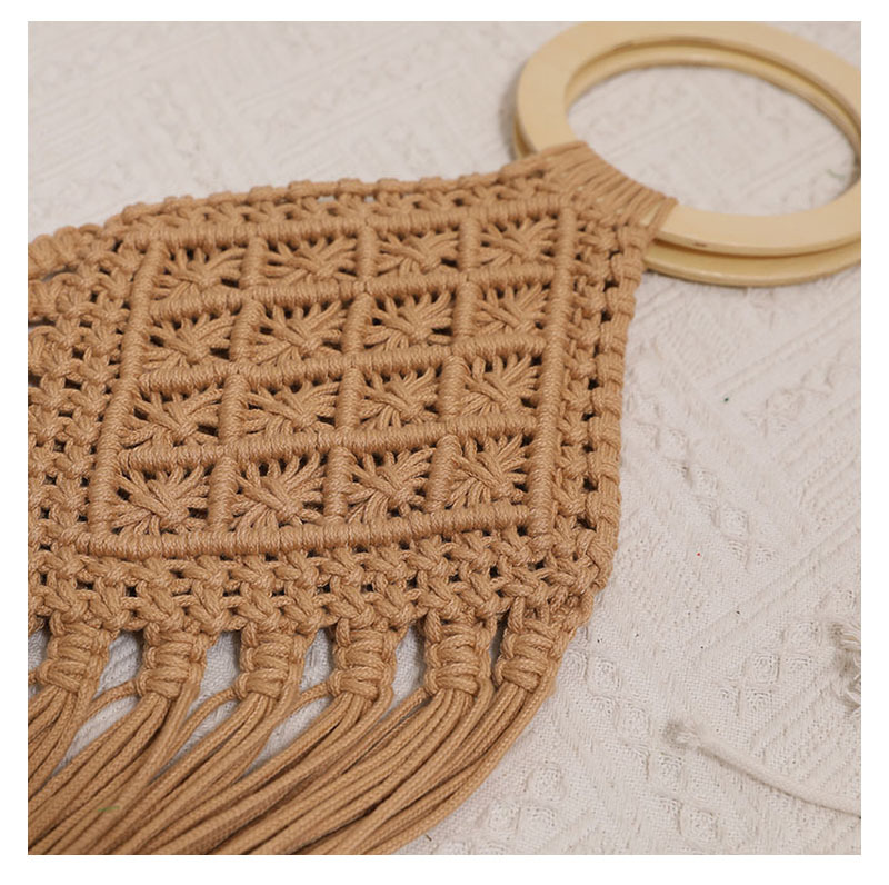 Top Handle Strap Type Straw Bag Bags Type Women's Medium Polyester Solid Color Vintage Style Classic Style Square Open Straw Bag