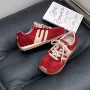 运动厚底拼色新款阿甘鞋