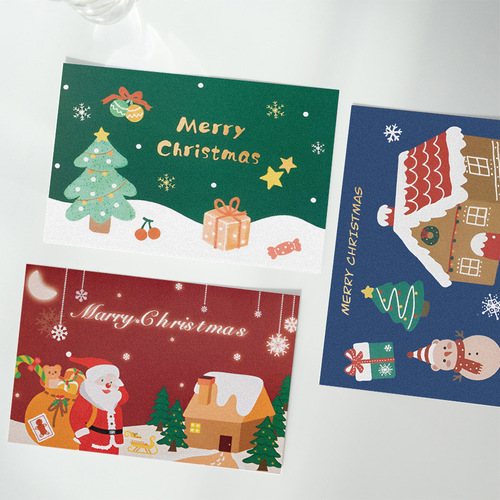 40 Christmas Little Happiness Cards for Wall, Desk Decoration, Gift, Greeting, Message, Postcard