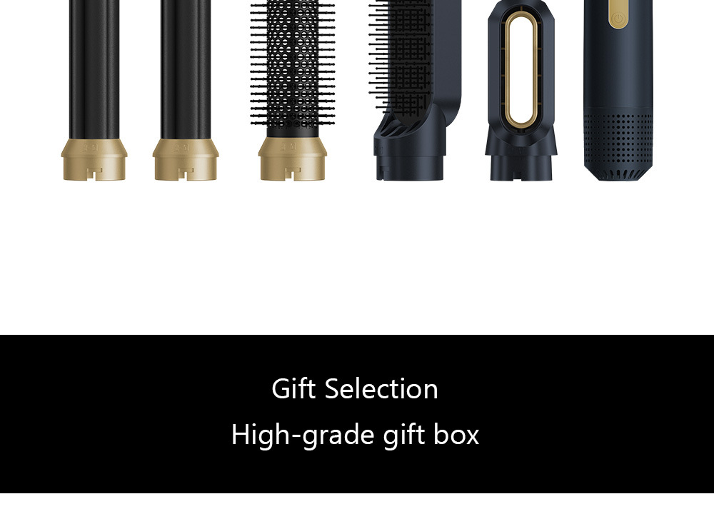 High-speed 5-in-1 Warmluftbürste Zum Locken Und Glätten Der Haare_voghion.com