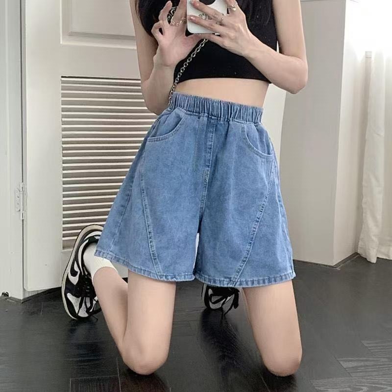 女童牛仔短裤夏季2026新款夏装童装儿童裤子薄款女大童洋气外穿潮