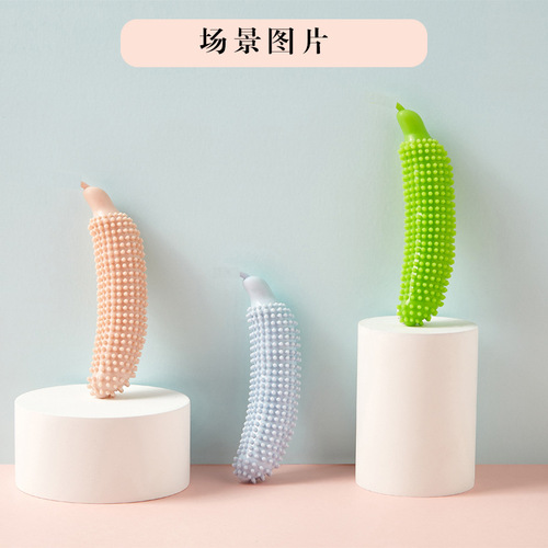 New Pet Toy Green Cucumber Dog Chewing Toy Durable Biting Interactive Dog Toy Training and Boredom Relief Dog Chewing Stick