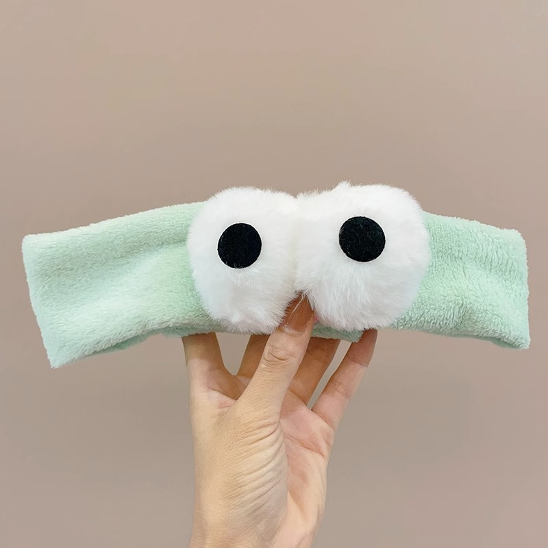 Ciervo blanco mismo estilo oso cara lavado banda de pelo máscara facial especial diadema antideslizante presión banda de pelo todo partido horquilla tocado