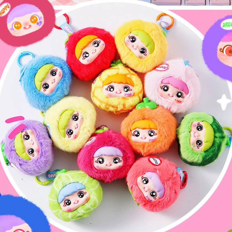 Yaya Fun Fruit Plush Pendant from Xiaohongshu, Anniversary Gift for Girls, Trendy Toy Peripheral Yaya Fun Fruit Plush Pendant from Xiaohongshu, Anniversary Gift for Girls, Trendy Toy Peripheral