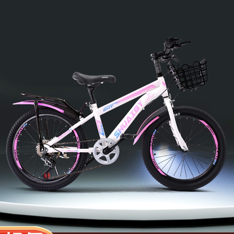 Children's Bicycle for Boys Aged 6-9-10-16, Suitable for Primary and Middle School Students, 20inch Mountain Bike with Shock Absorption and Variable Speed