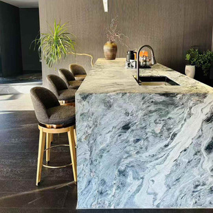 Dining Table, Home Round Table, Bright Years, Natural Luxury Stone, Kitchen Marble Countertop, Island Background Wall Decoration Stone