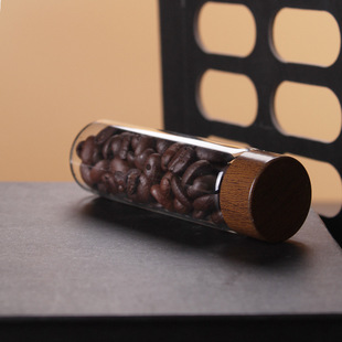 Source manufacturers selected products sealed 17 grams of coffee beans glass test tube display set Coffee tools transparent glass