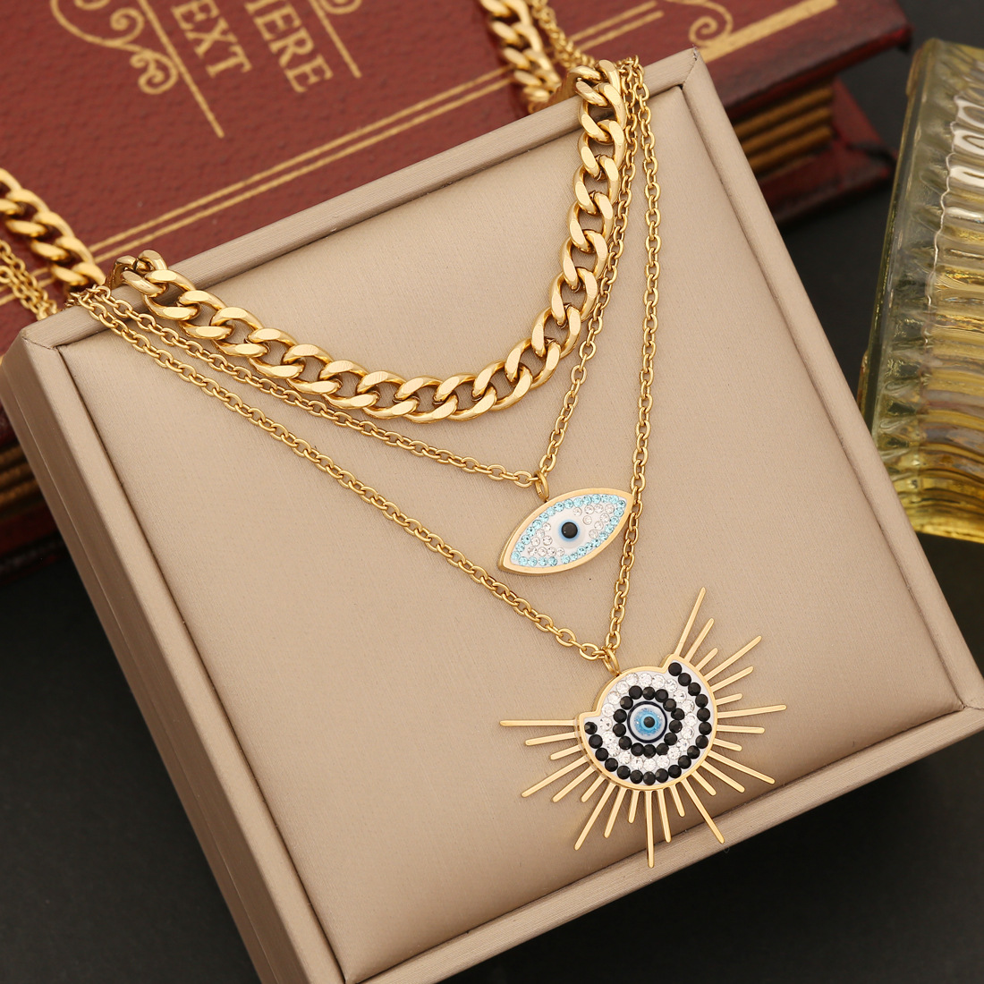 Accessory, fashionable jewelry, chain for key bag , European style, diamond encrusted 3