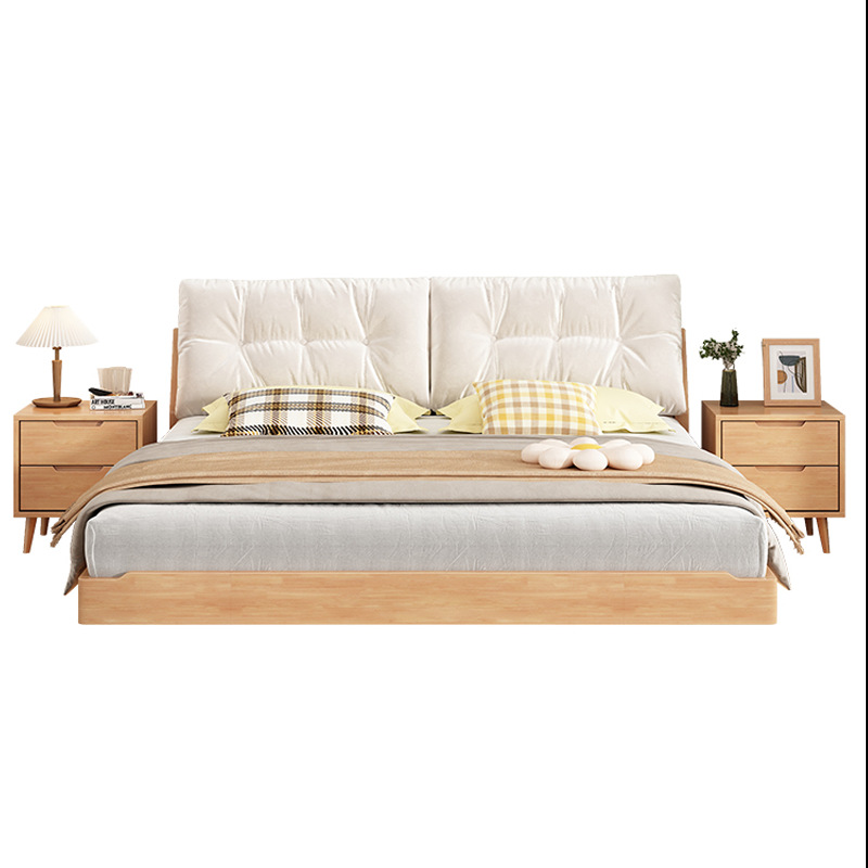Instalación sin lámpara / cama de suspensión de madera sólida / paquete de entrada