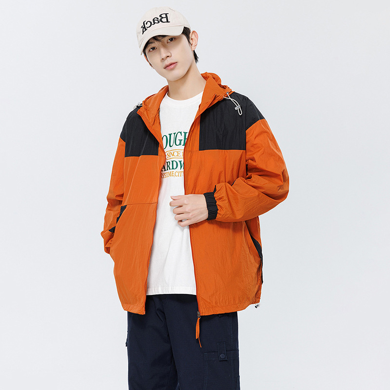 (2개) 남성과 여성을위한 태양 보호 의류 여름 얼음에 민감한 경량 안티 자외선 낚시 의류 여성용 캐주얼 스킨 의류 후드 재킷